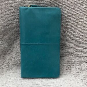 NWOT Teal Leather Wallet